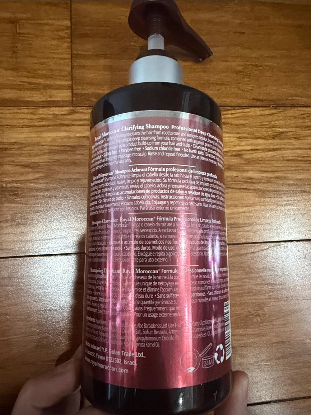 NEW Bundle Royal Moroccan Clarifying Shampoo 1000 ml and 500 ml
